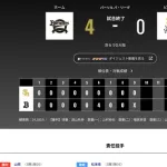 オリックス ソフトバンクに4対0で勝利！！！！林の球団通算9000号となるメモリアル満塁弾で連敗阻止！