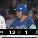 【日本ハム】伏見がしぶとくセンター前！タイムリーで追加点演出