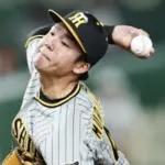村上頌樹の2回表 → 中安、中安、右安、投安、左安、右安、左本