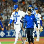 DeNA守護神・入江　「右上腕の違和感」で緊急降板　明日病院で検査へ