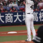 オリックス岩嵜翔（35）　11登板　11回　防1.64　whip0.73　奪三振14　被安打7　与四球1