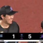 7月13日　ロッテ５－１西武　先発小島が7回2安打1失点の快投で3勝目！5人がマルチ安打など打線爆破し連敗ストップ！