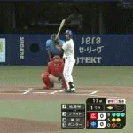 【中日対広島14回戦】中日、初回にブライト健太のタイムリーツーベースで先制！！！！！！