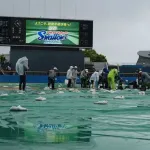 ヤクルトVS巨人戦は雨天中止　30分開始遅らせるも天候回復せず　ヤクルトは今季8度目の中止