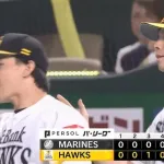 【ソフトバンク対ロッテ13回戦】ソフトバンクが6-0でロッテに勝利し3連勝!今季最多タイ貯金14!大関8回0封で7勝目!山川がダメ押し14号!ロッテは18度目の完封負け