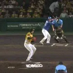 【阪神対中日12回戦】中日、6回表2アウト一三塁から上林の2点タイムリーツーベースで先制！！！！！！！！！！！！！！！