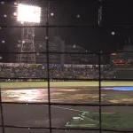 再度試合中断