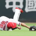 カープ中村奨成『右肩肩鎖関節損傷』と診断。復帰時期は未定