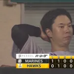 7月17日　ソフトバンク２－２ロッテ　上田のプロ初本塁打など4点勝ち越すも雨天コールドで6回成立せず無念の引き分け…
