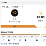 【虎実況】[7月19日] 阪神 vs 巨人 16回戦（東京D）18:00～