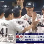 【ヤクルト対広島11回戦】ヤクルト奥川恭伸が“9度目の正直”で初勝利　開幕投手も12球団で唯一白星なし、神宮歓声
