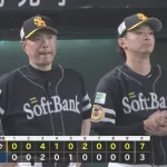 【西武対ソフトバンク17回戦】ソフトバンクが７－３で西武に勝利し５連勝！５０勝到達！野村勇が９号Ｖアーチ！谷川原、周東にも一発！