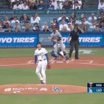 大谷翔平、バクストンに先頭打者ホームランを打たれる…