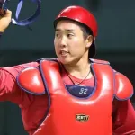 カープ石原(23三振0四球)←2軍で調整するべき？リリーフとの相性を心配する声も