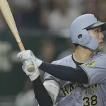 小幡竜平(7月) 打率.311 3本 出塁率.347 OPS.925 長打率.578 wRC+199