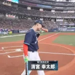 【ホームランダービー】阪神・森下翔太vs日本ハム・清宮幸太郎は、清宮幸太郎が２－１で準決勝進出！！