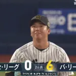 【悲報】阪神村上、オールスターで2回6失点の大炎上