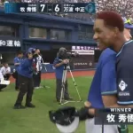 【ホームランダービー】準決勝、DeNA・牧秀悟vs日本ハム・万波中正は、牧秀悟が７－６で勝利し決勝戦進出！！