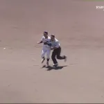 高校野球岡山大会、審判が選手の邪魔をして1時間近く中断