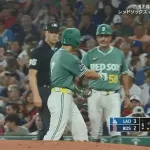 吉田正尚、第三打席でセンター前ヒット