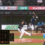 【日本ハム対ロッテ14回戦】ロッテ・藤原、後逸…