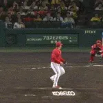 【阪神対広島17回戦】阪神、８回裏に大山のタイムリーでリードを３点に広げる！大山は５試合連続打点！！！！！！！！！！