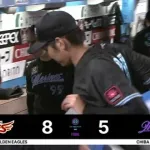 7月30日　ロッテ５－８楽天　先発石川柊が5回途中7失点…西川プロ初本塁打など6点差から追い上げるも及ばず連敗