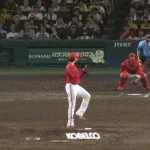 【阪神対広島17回戦】阪神、4回裏2アウト三塁からワイルドピッチで三塁ランナーが生還し1点先制！！！！！！！！！！