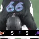 ソト2点タイムリー2ベース！ロッテこの回一挙4点で同点！！