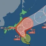 【朗報】台風9号（クローサ）、関東直撃ｗｗｗｗｗｗｗｗｗｗｗｗ