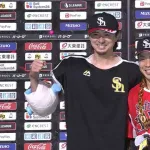 ソフトバンク、日ハム逆転サヨナラ負けの裏で近藤＆上沢がお立ち台へｗｗｗｗ
