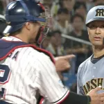 阪神・坂本、死球に珍しく怒りの表情