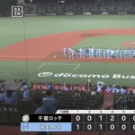 【西武対ロッテ15回戦】西武対ロッテは５－５で延長１２回引き分け