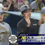 【ヤクルト対阪神15回戦】阪神快勝でＭ３５！今季初４本塁打でヤクルトに連勝！佐藤輝はキング独走２７号、才木９勝目！