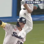 村上宗隆、先制タイムリー＆ホームラン
