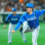 日本ハム、シーズン中なのに北山の背番号変更を発表、57番から上沢が付けていた15番に