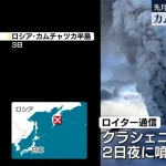 カムチャツカ半島にあるクラシェニンニコフ火山、600年ぶりの大噴火