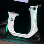 【朗報】老人向けLuupが登場。スマホホルダー付き、免許ヘルメット不要。しかも車体が光る