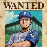 日本ハムファイターズ、ワンピースとコラボした選手の手配書を公開