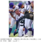 【甲子園】金足農・吉田大輝が泣き崩れる…5回途中から登板も2年連続初戦敗退　“兄超え”ならず