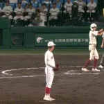 広陵高校、先制点を取られる