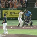 【巨人対ヤクルト17回戦】巨人、３回裏２アウト三塁から泉口のタイムリーで１点先制！！！！！！！！！！！！！
