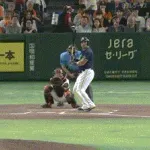 【巨人対ヤクルト17回戦】ヤクルト・オスナ、巨人・田中瑛斗から第８号勝ち越しソロホームラン！！！！！！！！！！！！！！