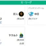 8/8セ順位 阪M31(11G)巨=-De===-広-中=====ヤ
