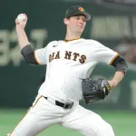 巨人・ケラー　投球回29.1　防御率3.07