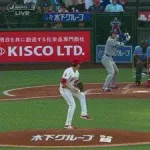 大谷翔平、第一打席で１２試合連続安打となるスリーベースヒット！！！！！！！！！！！！！！
