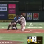 野村勇の第11号ソロホームラン！！キャリアハイ！！