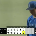 【朗報】プロ初登板のDeNA竹田、ここまで6回1安打無失点と完璧なピッチングを披露