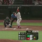 【広島対ヤクルト15回戦】広島・モンテロ、ヤクルト・吉村から第7号勝ち越しソロホームラン!!!!!!!!!!!!!!!!!!!!