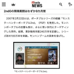 カプコン創業者の息子「MHP2Gは全メンバーを総動員して9ヶ月で開発した」